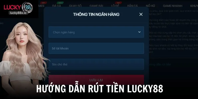 Hướng dẫn thực hiện giao dịch rút tiền về tài khoản cá nhân